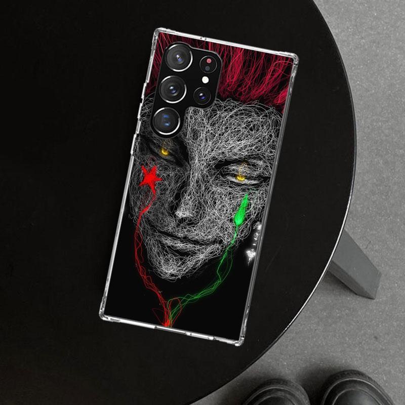 Huner X-Hunters Hisoka Phone Case Cover for Samsung Galaxy S26 S25 Edge S24 S23 Ultra S22 Plus S21 FE S20 + Art Customized Funda