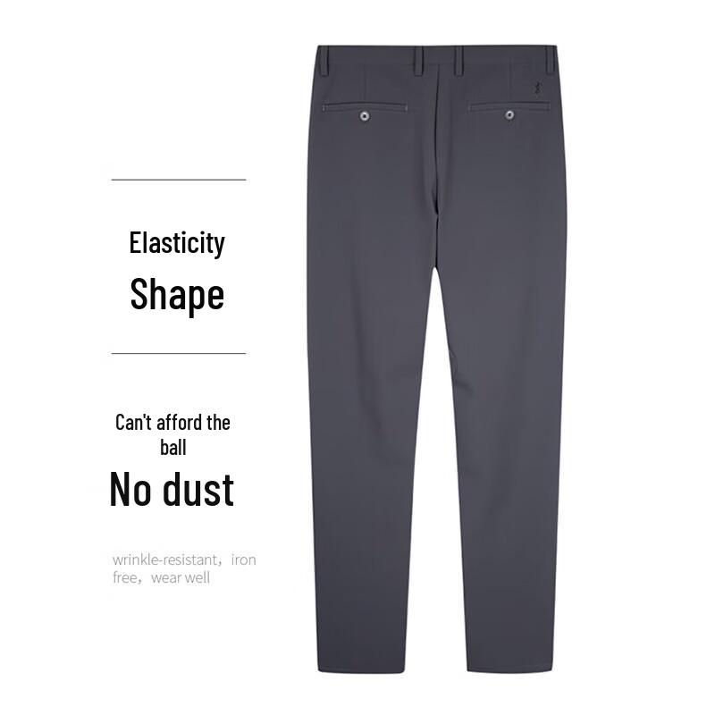 Talent Man Slim-Fit Fleece-Lined Casual Business Pants