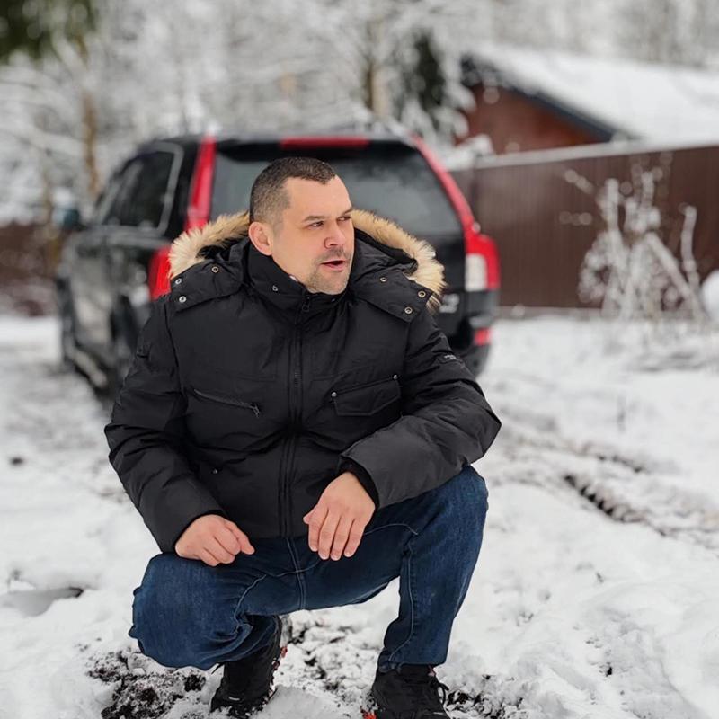 Erkekler Aşağı Ceket Kış Sıcak Aşağı Palto 80% Beyaz Ördek Aşağı Gerçek Rakun Kürk Kış Erkek Mont Siyah