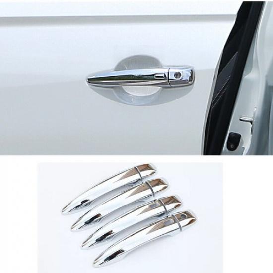 Plastic Chrome Car door Handle Cover Trim Fit For Nissan Rogue 2021-2023 8pcs