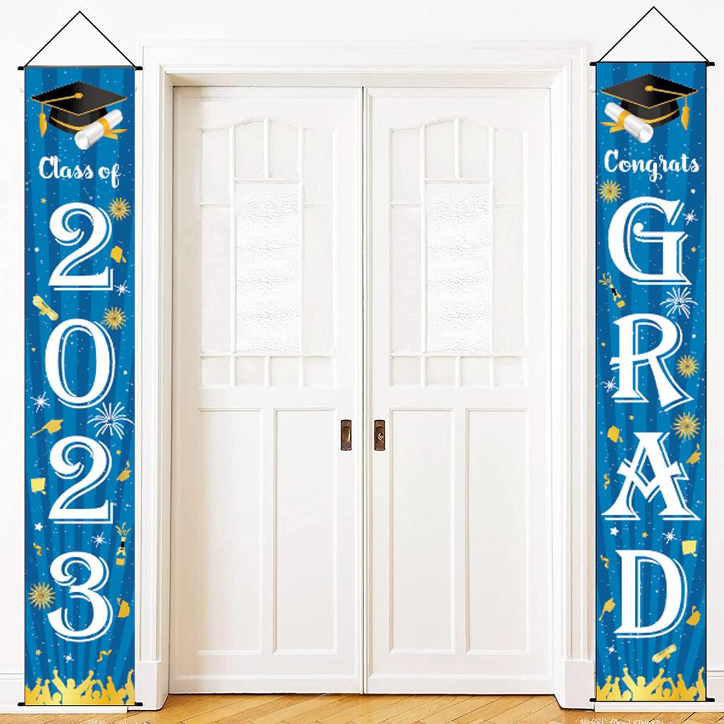 Grad Congrats Graduation Gateway Graduation Party Courtyard Arrangement Door Curtain Poster Customization
