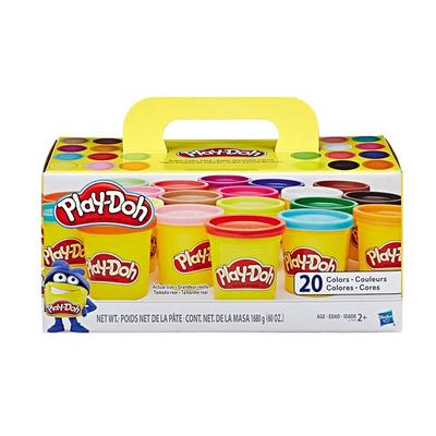 Hasbro Play-Doh Classic Colordough 20 opakowań, dostawa losowa, 2087g, koreańskie artykuły zabawkowe