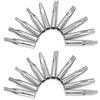 20pcs Tattoo Tip Kit Stainless Steel Tattoo Needle Tips 5FT 7FT 9FT 11FT 13FT 15FT 5RT 7RT
