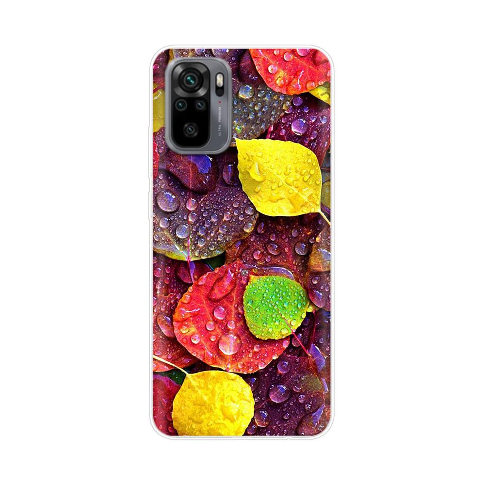 Silikon Blumen Handyhülle Für Xiaomi Redmi Note 10 Hülle 6.43'' Schöne TPU Rückseite Für Xiomi Redmi Note10 Pro Bumper Hüllen