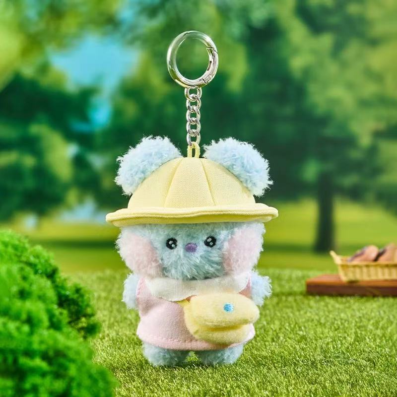 Anime Cartoon Chimmy Cooky Spring Tour Series Plush Toys Fashion New Plush Doll Backpack Keychain Accessories Girl Gifts