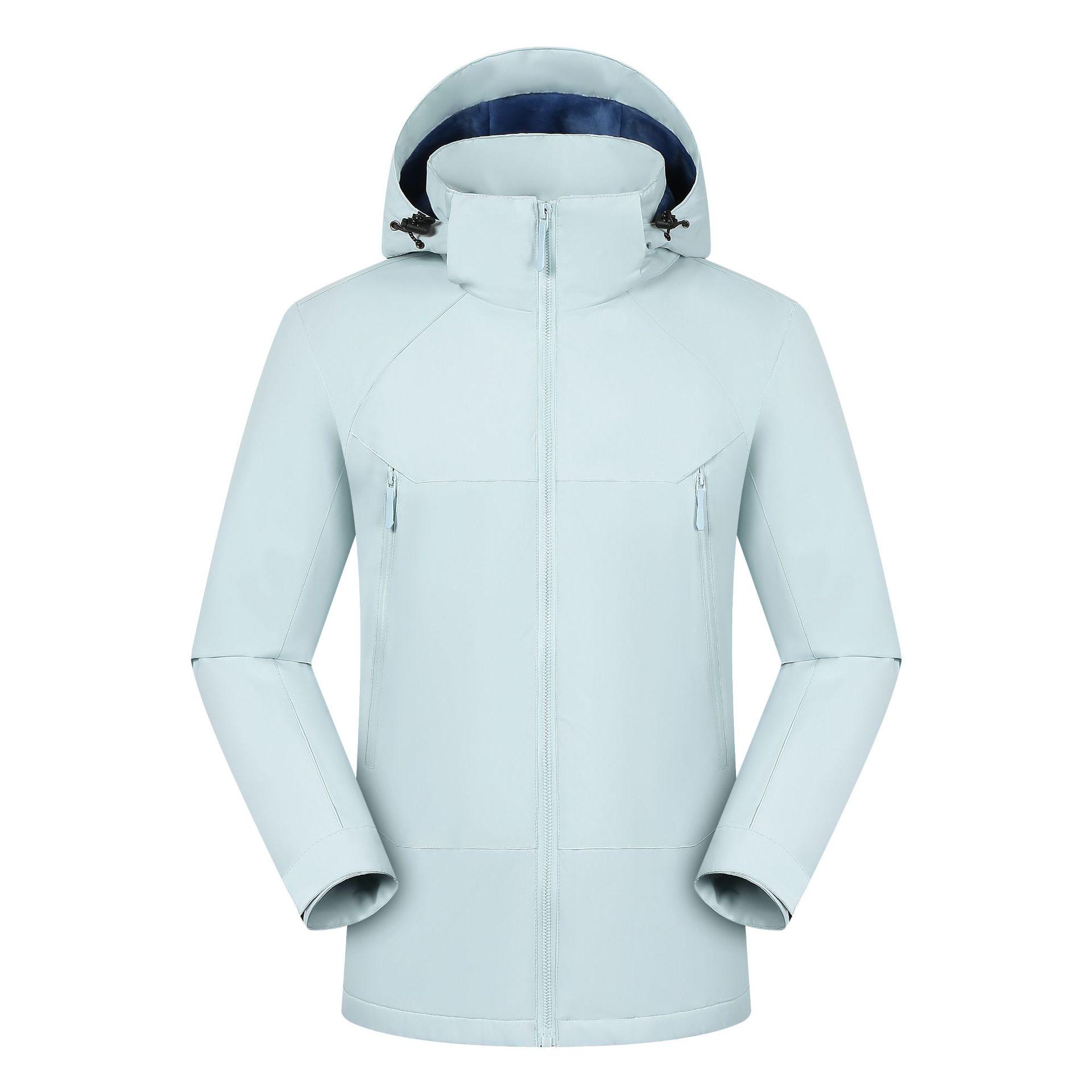 

Унисекс ветровка на флисовой подкладке 2024: Водонепроницаемая, Ветрозащитная, Теплая куртка для приключений на открытом воздухе L