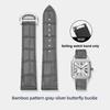 Quick-Release Cow Leather watchband For Cartier Santos  WSSA0009 WSSA0029 Men women replacement watch strap 19mm 21mm Black blue