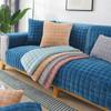 Plush Simple Sofa Cushion Flannel Non-Slip Leather Sofa Cushion Winter Sofa Cover All-Inclusive Sofa Slipcover Sofa Towel