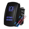 12V 24V Boat Trim Tabs Switch (ON)-OFF-(ON) Momentary Rocker Switch Waterproof Blue Light ON-OFF Toggle Switch With Harness Switches4
