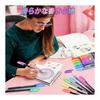 DUULEMANG 60 Colors Glitter Gel Pens Set, Water-Based Gel Pens for Coloring Books, DIY Crafts, Journals, Kids Sketching, Doodling