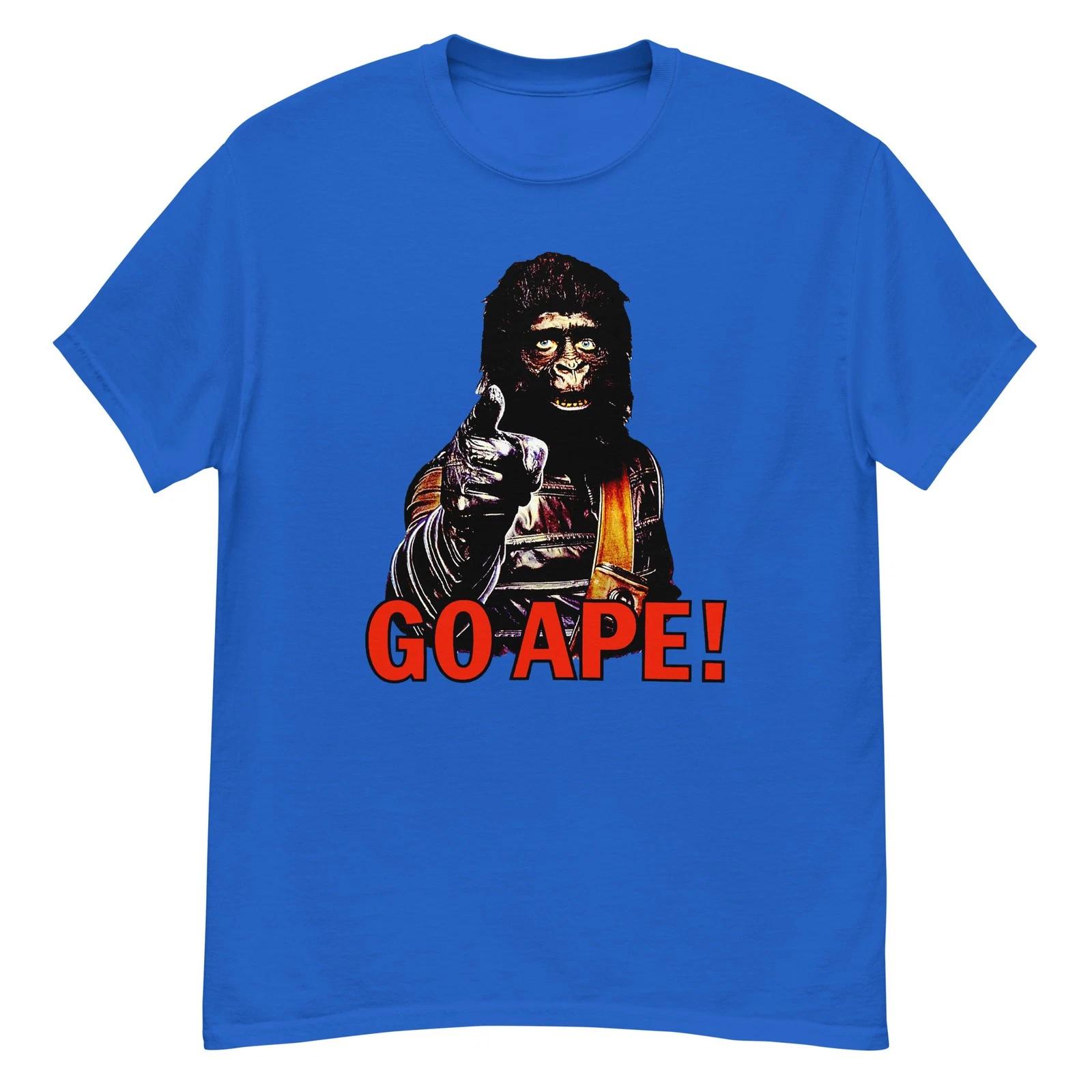 

Planet of the Apes festival fan art t-shirt - Go Ape! M