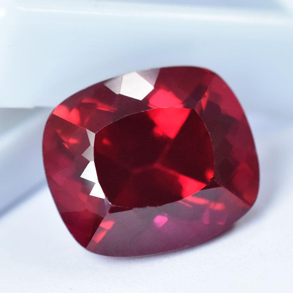 Natural Red Ruby Loose Gemstone 22.23 Ct Cushion Cut High Valuable for Jewelry Making and Crafts