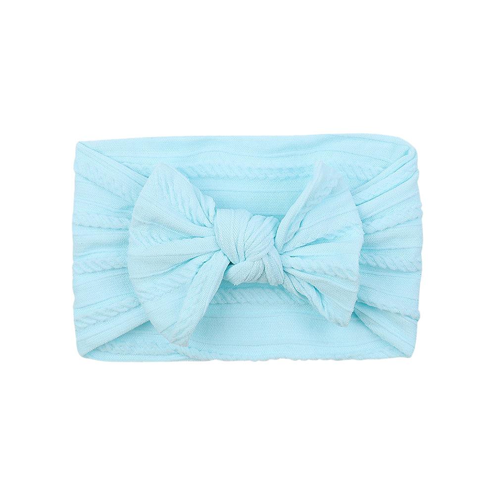 

Детская повязка на голову, Эластичная повязка с широким краем и бантом