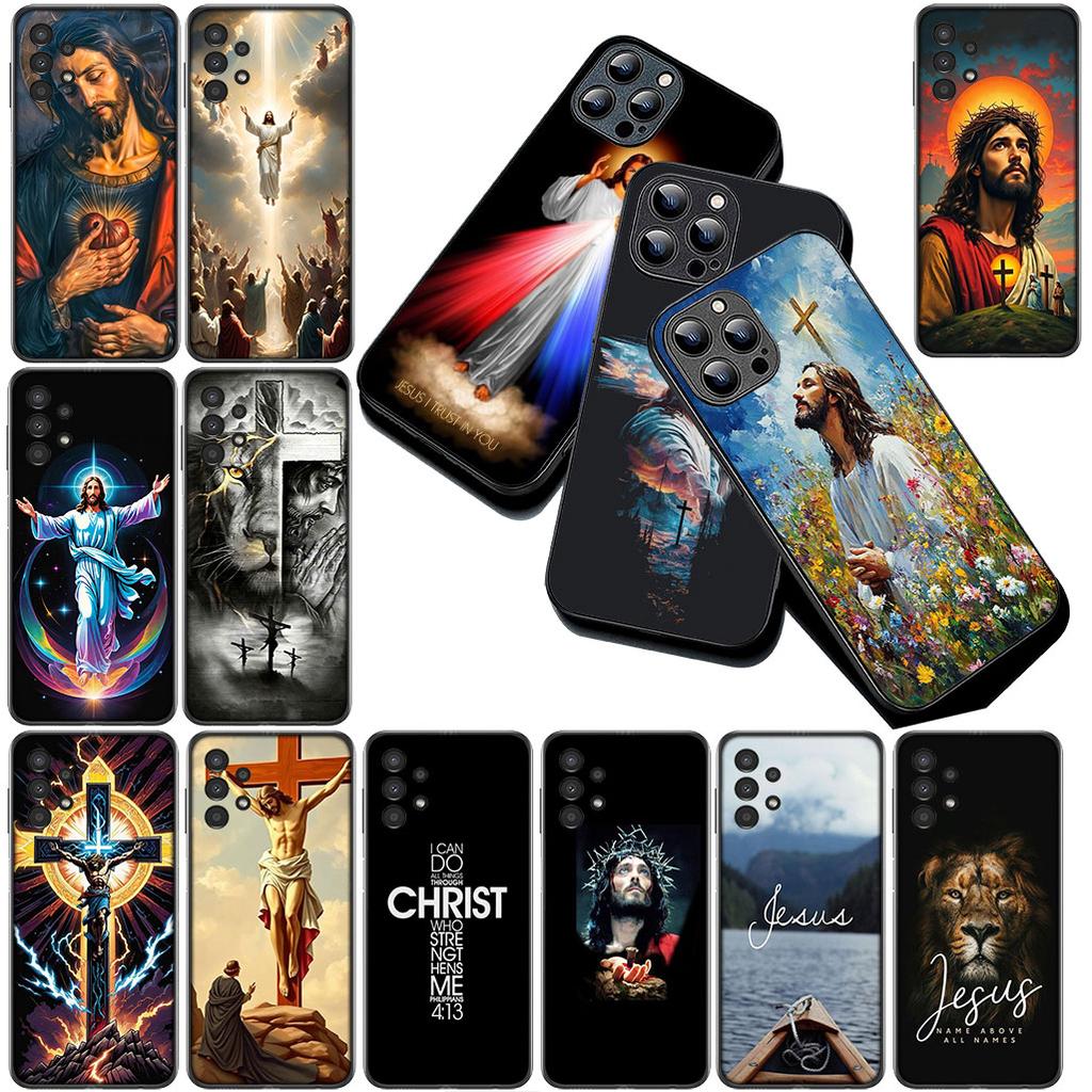 Casing for Xiaomi Redmi Note 13 14 Pro Plus ProPlus 14C 13C Pro+ 5G Phone Cover Protective Case God Christian Jesus Judah Christ