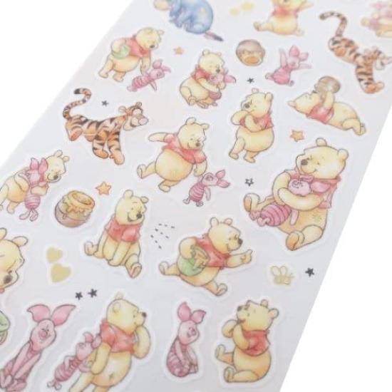 Kamio Japan Fluffy Sketch Stickers Winnie the Pooh