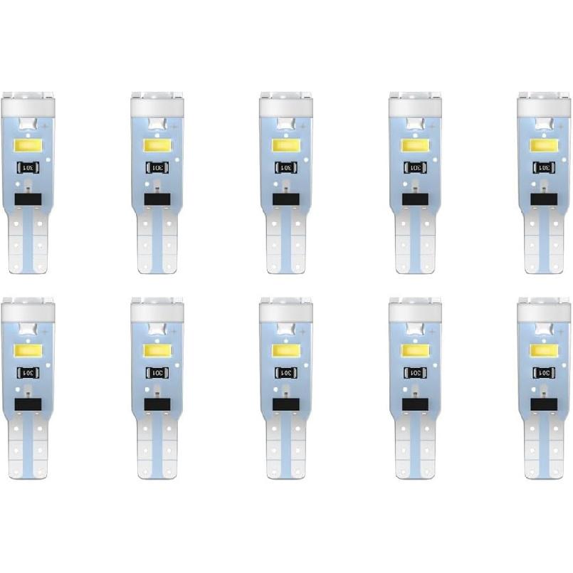 T5 LED Bulb, cciyu 37 74 2721 5-SMD 3014 LED Bulb, Super White 73 70 79 85 Wedge Led Bulb, Signal Light Replacement Dash Dashboard Light Instrument