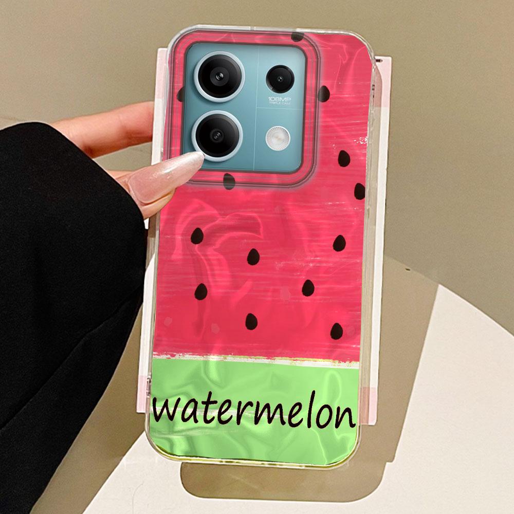 

Фрукты Красная Вишня Женщины Девушки Перьевая Текстура Чехол для Телефона для Xiaomi Mi 13T 14T Pro 11 Lite NE 5G Оболочка Силиконовые Задние Сумки Чехол Xiaomi 13T Pro белый