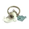 3D Sea Lions Design Keychain Glowing Lightweight Resin Materials Key Ring Pendant Gift For Kids Friend