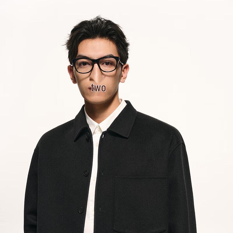 CROQUIS Men's 2025 Autumn H-shaped Loose Lapel Wool Blend Jacket