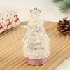 Yousheng 5 Inch Mini Christmas Tree Artificial Tabletop Christmas Tree Decorations with Star Tree Topper for Winter Fireplace Mantel Decor