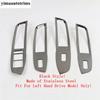 Car Door Speaker / Window Lift / Rearview Mirror Adjust Button Cover Trim Stainless Steel Accessories For MG ZS EV 2018 -
