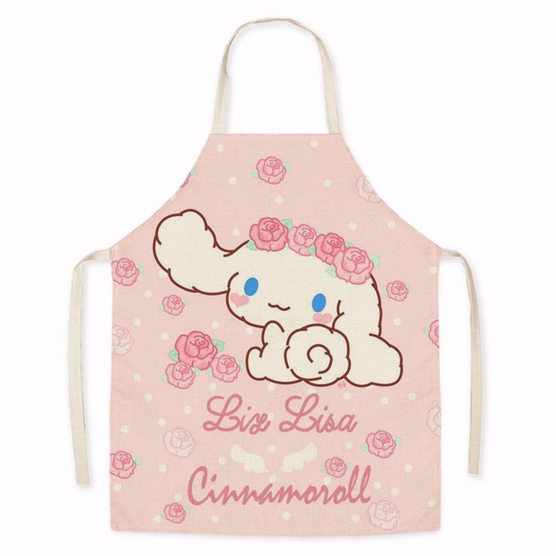 

Мультяшный фартук без рукавов с защитой от загрязнений для дома, кухни, готовки, выпечки и уборки Adult One Size