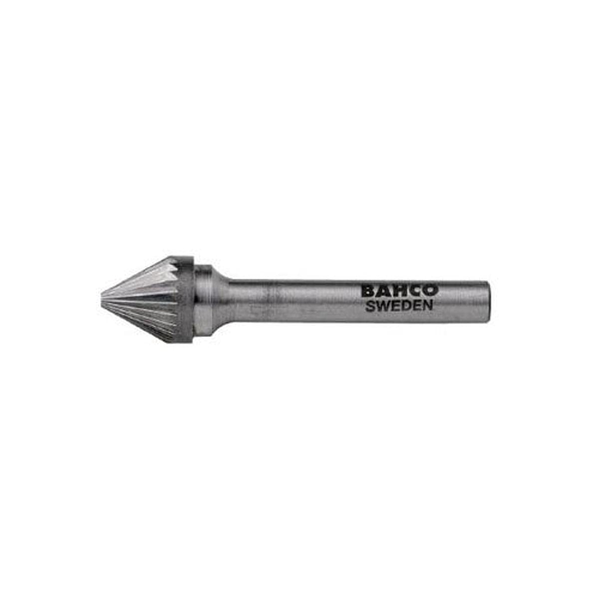 

BAHCO Carbide Bur, 60° Conical Carbide Rotary Bur, Single Cut, BAHJ1010M06