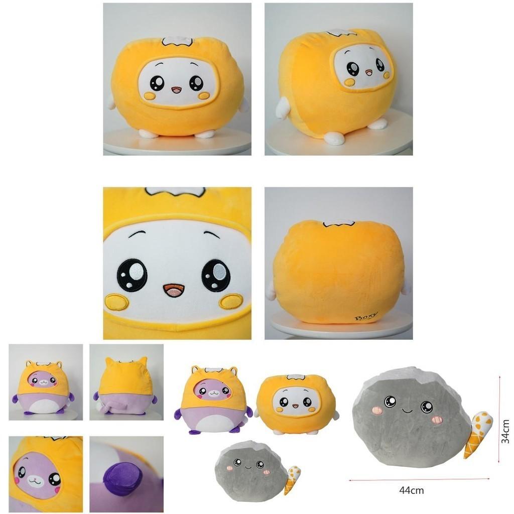 Lankybox Foxy Boxy Shark Rocky Sticky Plush Toys Maximum Softness And Comfort