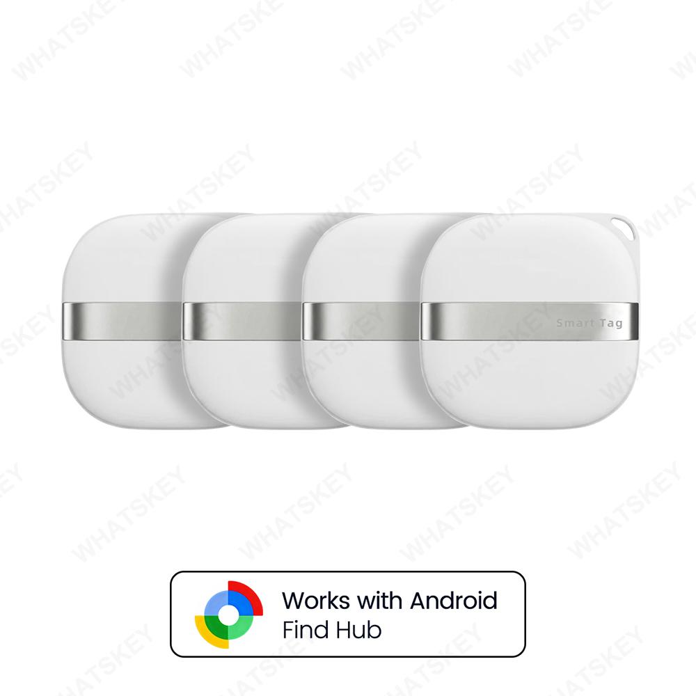 1-4Pack Android Smart Location Tag Tracker Key Finder Wallet Pet Truck Bluetooth Locator Works With Google Find Hub Car GPS Trac