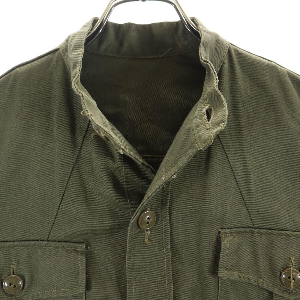 Canadian Army 50s Vintage Field Jacket Summer Field Jacket 7 Khaki Men's Used