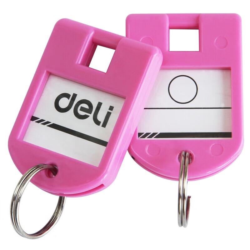 Deli Colored Plastic Key Tags