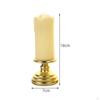 Electric Flameless Pillar Flicker with Holder for Desk, , Festival, Celebrations