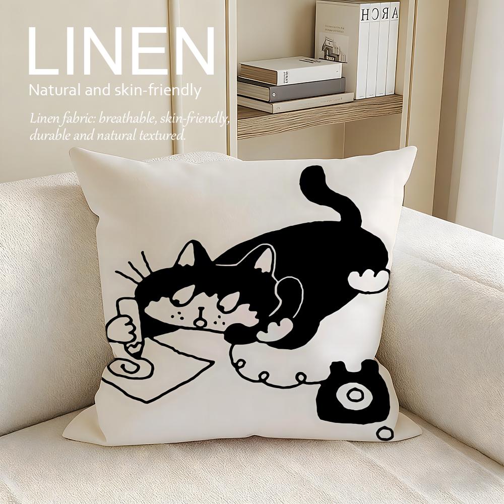 Artist Naoto Hidaka Cushion Cover Pillowcase Set Pcs X X Breathable Washable Sofa Cushion Cover