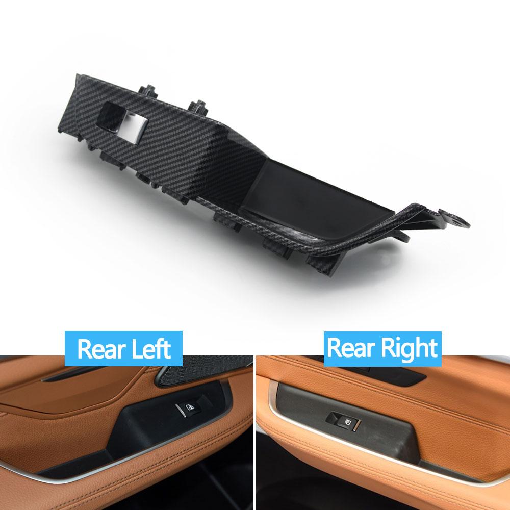 LHD RHD Car Interior Rear Left Right Door Pull Handle Panel Armrest Window Switch Cover Replacement For BMW 6GT G32 2017-2022