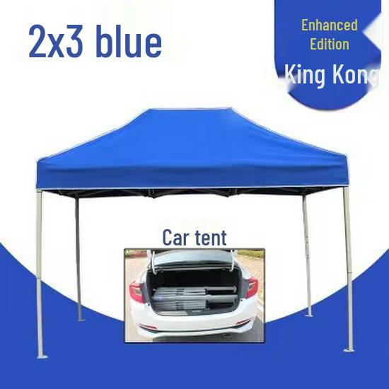 Large Telescopic Outdoor Advertising Tent: Folding Rainproof Canopy and Sunshade with Four-Legged Design