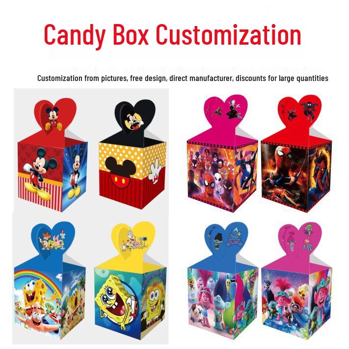 Праздничная Сцена Вечеринки Тема Конфетница Подарочный Набор Custom Design
