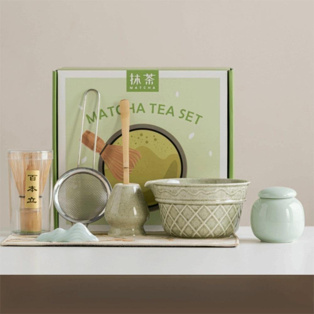 2/5/8PCS Gradient Color Matcha Bowl Ice Cream Matcha Making Kit New Japanese Tea Set Tea Lovers