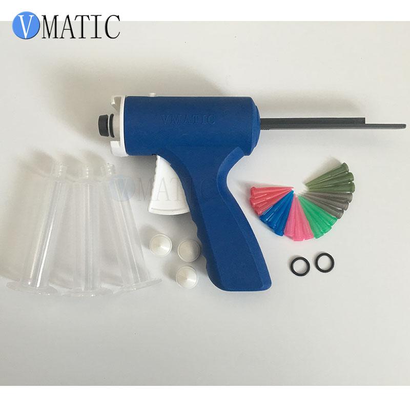Heavy-Duty 55ml Dual-Use Caulk Gun, Complete with Syringe & Assorted Needles for Industrial and DIY Applications Manual