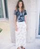 Enor Cargo String Wave Skirt - Gray