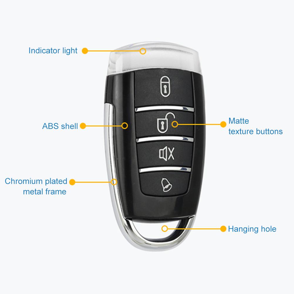 280-915MHz Cloning Electric Remote Control Keyfob Replacement 4-Button Duplicator Remote for Car Garage Door Gate