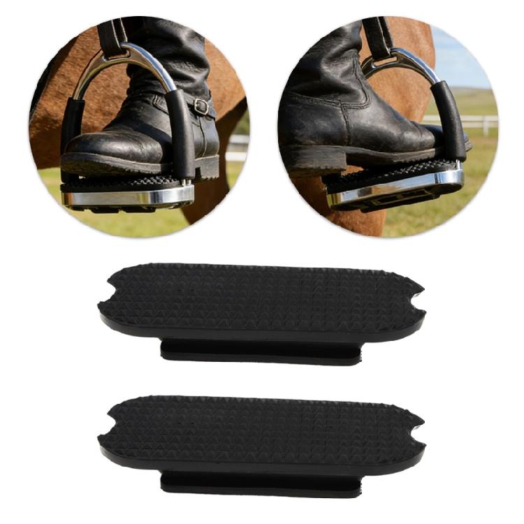 1 Pair High Friction Stirrups Pads Set Of 2 From Strong Plastic Materials Ensures Safety During Horseback Horse Riding