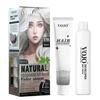 All-in-One Cross-Border Hair Dye Kit: Easy Full-Color Cream with Built-in Comb for Beginners