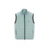 Solid Color Logo Patch Quilted Stand Collar Vest Men Vest 7815G0224-V0041