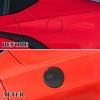 Carbon Fiber Style Fuel Tank Cover Trim Gas Door For Chevrolet Corvette C8 +