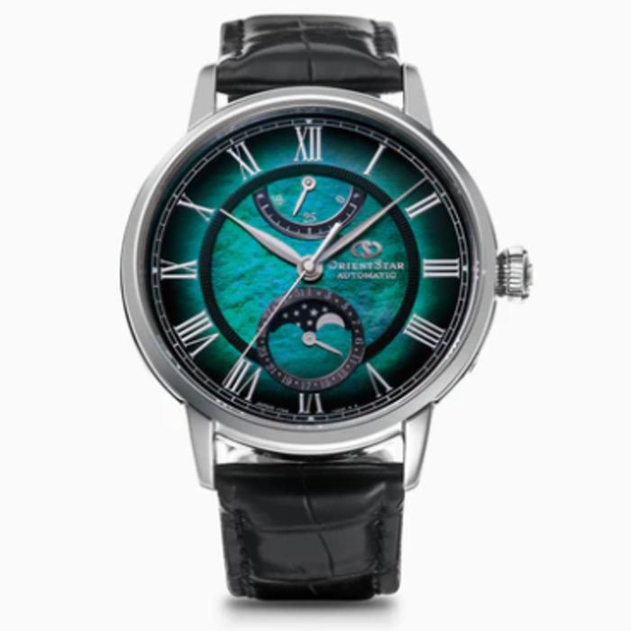 ORIENT STAR Montre-bracelet Japon Édition Officielle Limitée M45 F7 Mécanique Phase de Lune RK-AY0114A