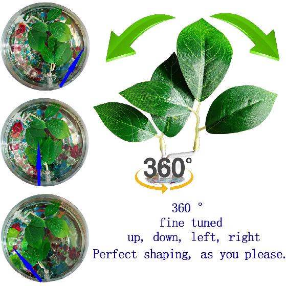 Fish Leaf Pad Fish Tank Accessories Aquarium Décor Simulating 3 pcs Adjustable Plastic Plants Betta Natural Habitat Playing Spawn Breed Rest Bed