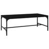 819387 vidaXL Coffee Table Black 100x50x35 Cm Engineered Wood