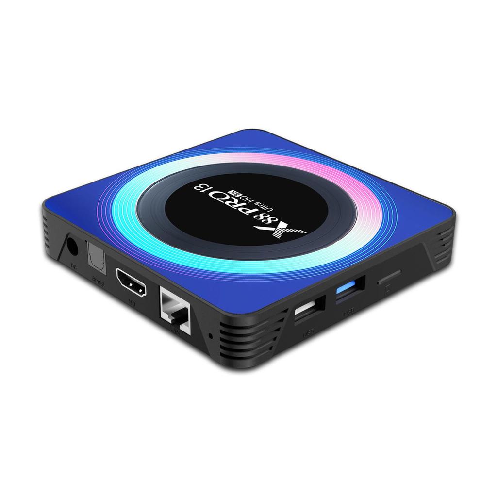 X88PRO 13 Android 13 Set-top Box with RK3528 Chipset, WiFi 6, and 8K Support