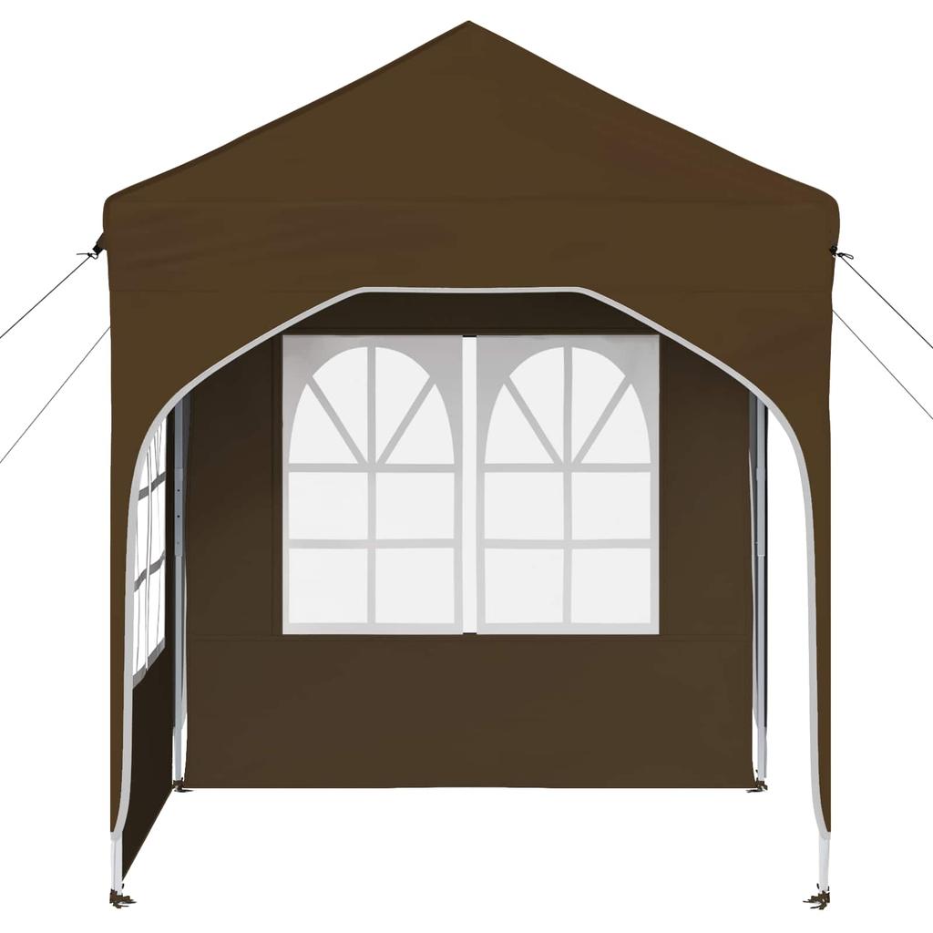 Pop Up Party Tent 192 X 192 X 245 Cm Taupe