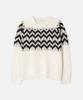 DRAW FIT Wool Hairy Nordic Crewneck Knit [Ivory]